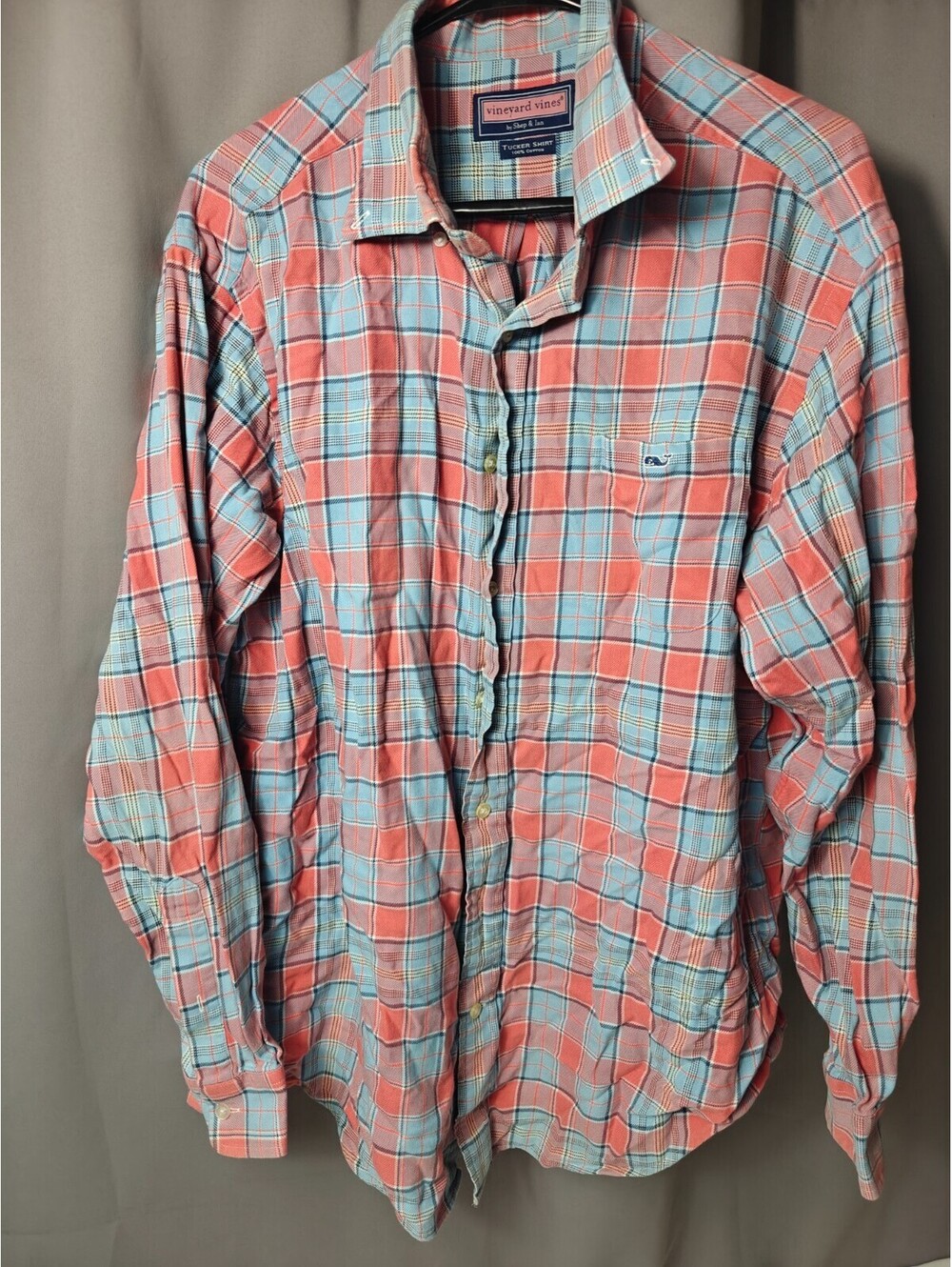 Vineyard Vines Performance Classic Fit Tucker Shirt Button Up Long Sleeve XL